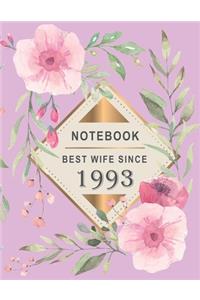 Notebook - Best Wife Since 1993