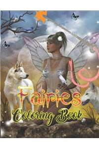 Fairies Coloring Book