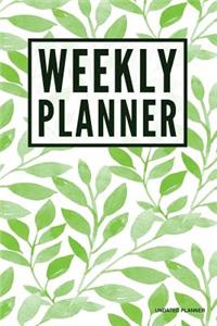 Weekly Planner - Undated Planner