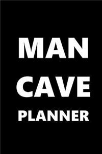 2019 Weekly Planner For Men Man Cave Planner White Font Black Design 134 Pages