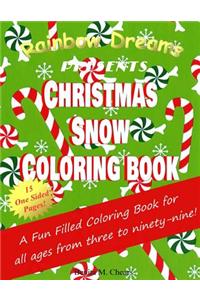 Christmas Snow Colring Book