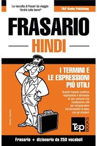 Frasario Italiano-Hindi e mini dizionario da 250 vocaboli