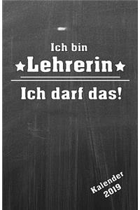 Ich Bin Lehrerin! Kalender 2019