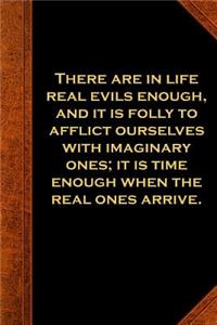 2019 Daily Planner Ben Franklin Quote Evils Vintage Style