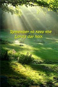 Religious Journal Third Commandment Modern Wording