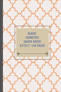 Blank isometric graph paper 8.5