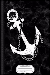 Nautical Anchor Composition Notebook