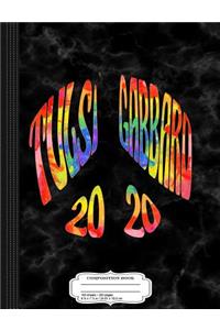 Tulsi Gabbard 2020 Peace Sign Composition Notebook