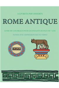 Livre de coloriage pour les enfants de plus de 7 ans (Rome antique)