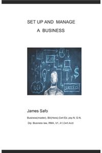 Set Up and Manage a Business