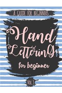 Hand Lettering For Beginner Volume1