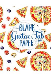 Blank Guitar Tab Paper