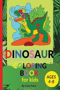 DINOSAUR COLORING BOOK for kids