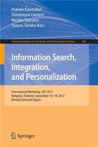 Information Search, Integration, and Personalization