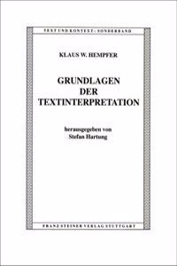 Grundlagen Der Textinterpretation
