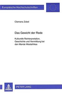 Das Gewicht der Rede