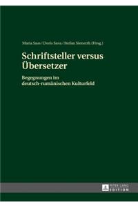 Schriftsteller versus Uebersetzer