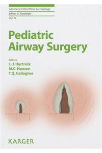 Pediatric Airway Surgery