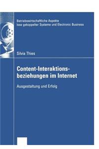 Content-Interaktionsbeziehungen Im Internet