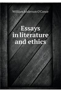 Essays in Literature and Ethics
