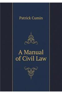 A Manual of Civil Law