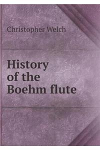 History of the Boehm flute