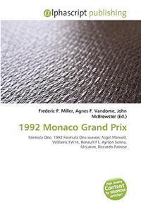1992 Monaco Grand Prix