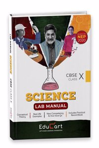 Educart CBSE Lab Manual Class 10 Science Book for 2024 Exam (Based on NEP 2020)