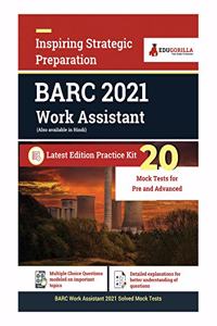 BARC Work Assistant 2021 20 Mock Tests (Preliminary + Advanced) Lastest Practice Kit