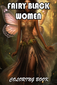 Fairy Black Women Coloring Book