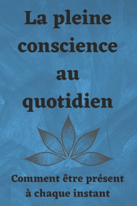 pleine conscience au quotidien