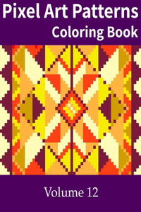 Pixel Art Patterns Coloring Book 12