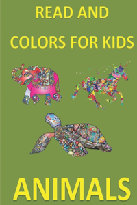 Read and Colors for Kids Animals