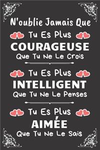 N'oublie Jamais Que Tu Es Plus Courageuse Que Tu Ne Le Crois