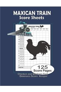 Maxican train Score Sheets