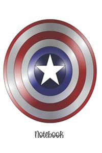 Captain America Shield Notebook