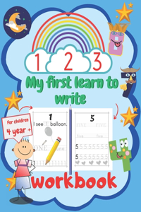 My first learn to write workbook