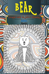 Mandala Coloring Books for Adults Beginners - Animals - Bear