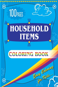 Household Items Coloring Book