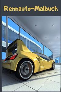Rennauto-Malbuch