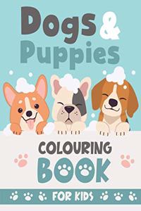 Dogs & Puppies COLOURING BOOK FOR KIDS