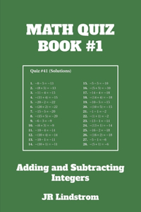 Math Quiz Book #1