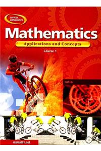 Mathematics: Applications and Concepts, Course 1, Student Edition