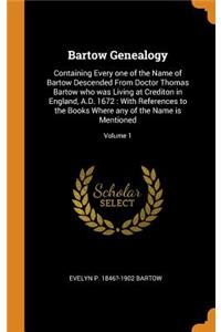 Bartow Genealogy