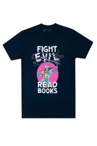 Fight Evil, Read Books: 2021 Design Unisex T-Shirt Medium