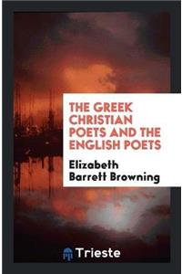 Greek Christian Poets and the English Poets