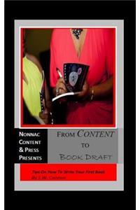 From Content To Book Draft