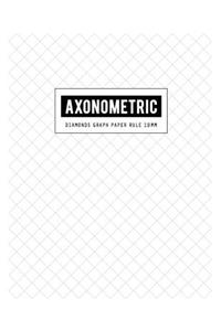 Axonometric Diamonds Graph Paper 10mm