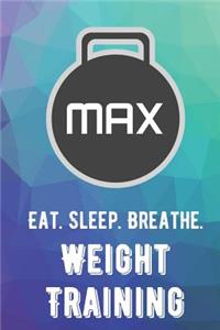 Eat Sleep Breathe Weight Training