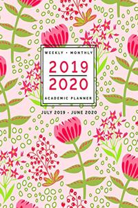July 2019 - June 2020 Weekly + Monthly Academic Planner